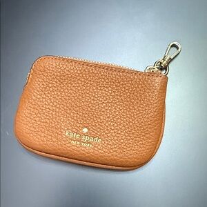 Kate Spade Tan Key & Card Holder